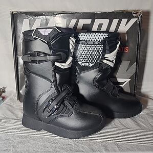 Youth Sz 2 FLY RACING MAVERIK MX BOOTS BLACK 364-55102 - New *Read